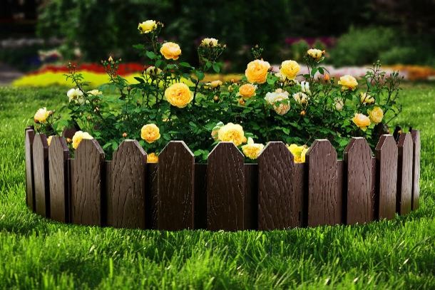 Садовое ограждение Дачник зеленое, Стандартпарк