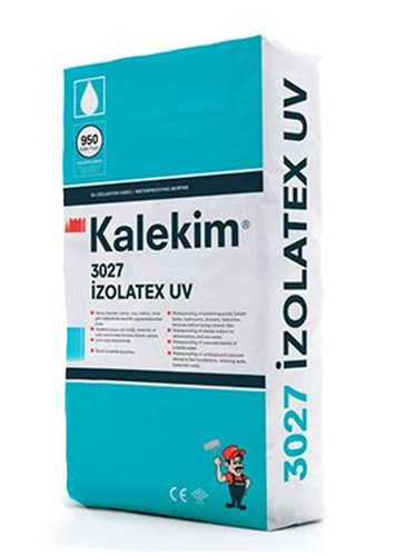 Стойкая к уф-излучению гидроизоляция 3027 İzolatex UV Белый порошок ,25 кг, Kalekim