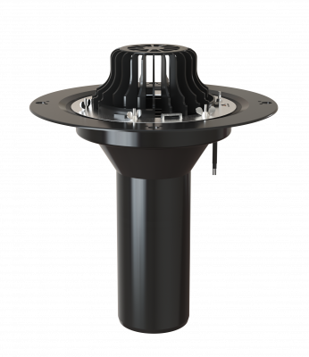 Воронка с обжимным фланцем обогреваемая VMO 110x450