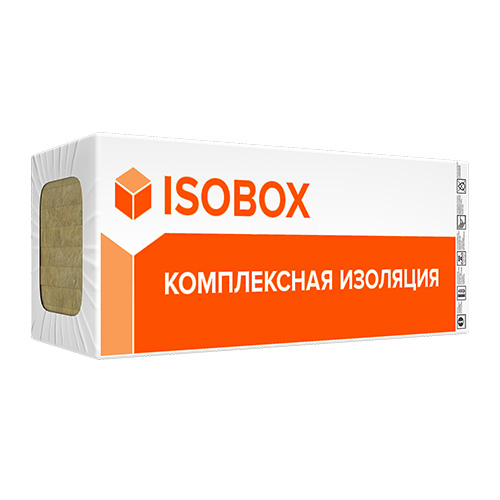 Плита минераловатная ИЗОБОКС Инсайд 1200х600х150 мм, 4 шт, (0,432 м3), ISOBOX