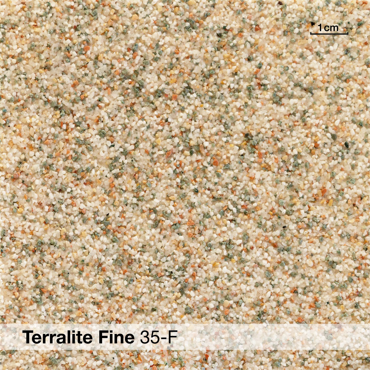 Мелкозернистая акриловая штукатурка Terralite Fine 35-F с мраморной крошкой, ведро 15 кг