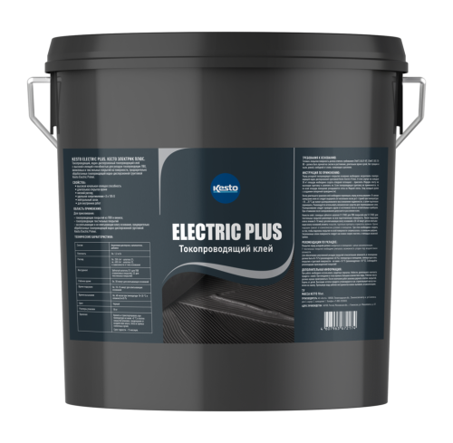 Водно-дисперсионный токопроводящий клей Electric Plus, 18 кг, Kesto
