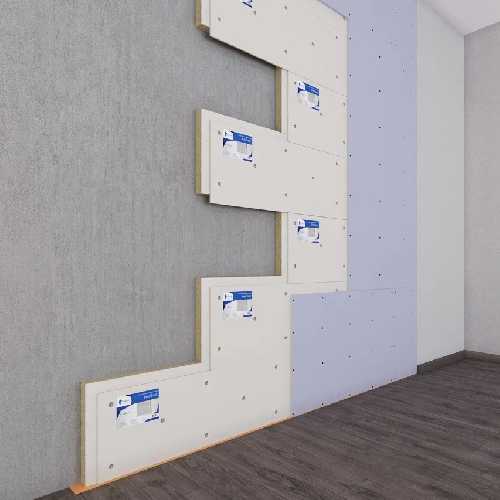 Бескаркасная система звукоизоляции стен «Барклайн УниПлит 70»