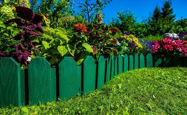 Садовое ограждение Дачник зеленое, Стандартпарк