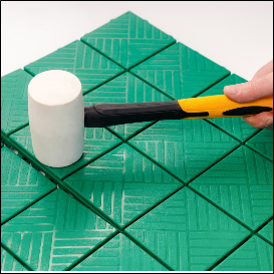 Напольное покрытие Модуль зеленое, Стандартпарк