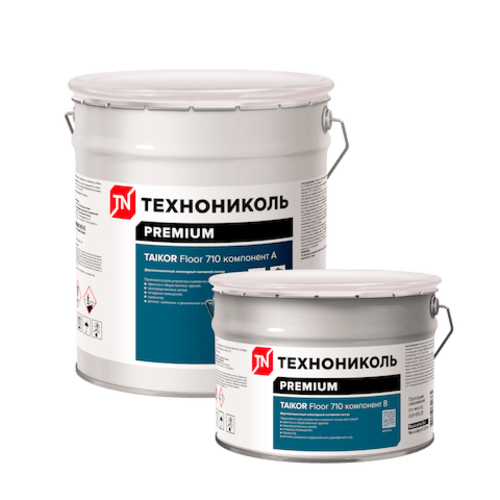 Двухкомпонентный эпоксидный наливной состав Технониколь TAIKOR Floor 710 Компонент В, 5 кг