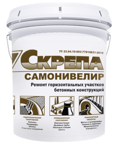 Скрепа самонивелирующаяся, ведро, 25 кг