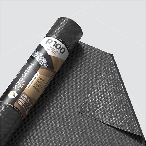 Изоспан ГЕО R100, 1,05х25 м, (26,25 м2) Высокопрочный тканый геотекстиль