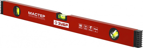 Уровень фрезерованный, эконом рукоятка 3 ампулы 200 см, ЗУБР ACURATE 6