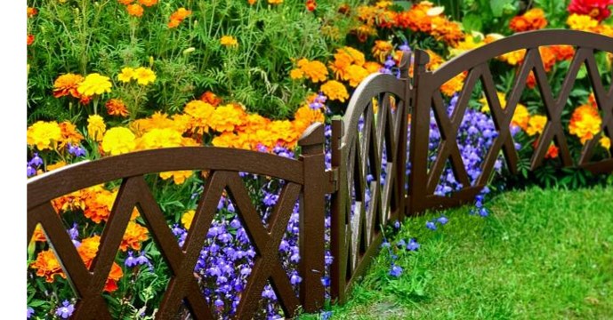 Садовое ограждение Арка зеленое, Стандартпарк