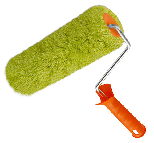 Валик полиакрил зеленый быстросъемный бюгель 6 мм, 250 мм, REXANT