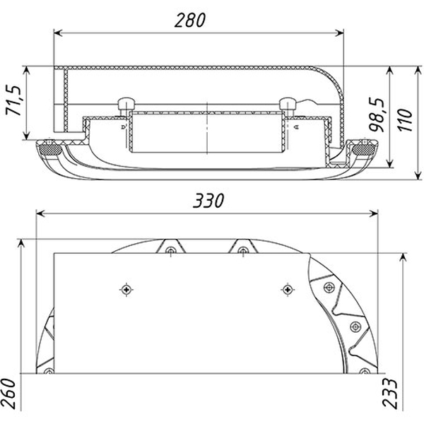 Аэратор кровельный TP-88/S темно-коричневый