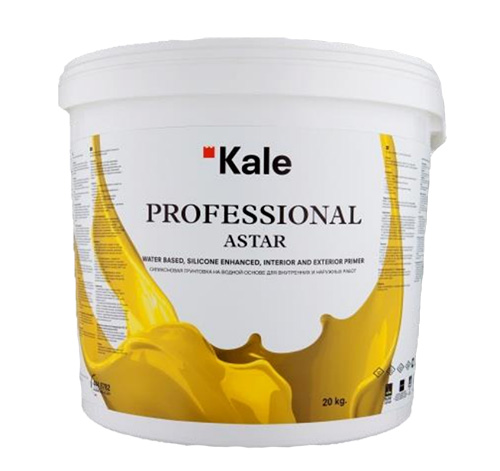 Белый грунт для фасадных и внутренних работ на силиконовой основе 5314 Kale Professional Astar 20 кг, Kalekim