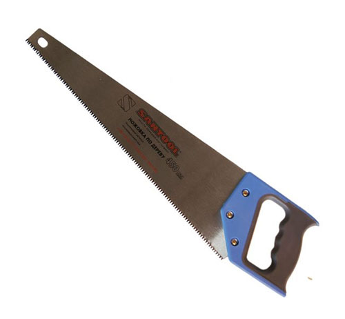 Ножовка по дереву с эргономичной ручкой 450 мм, трехугловая заточка – ТСК Дипломат