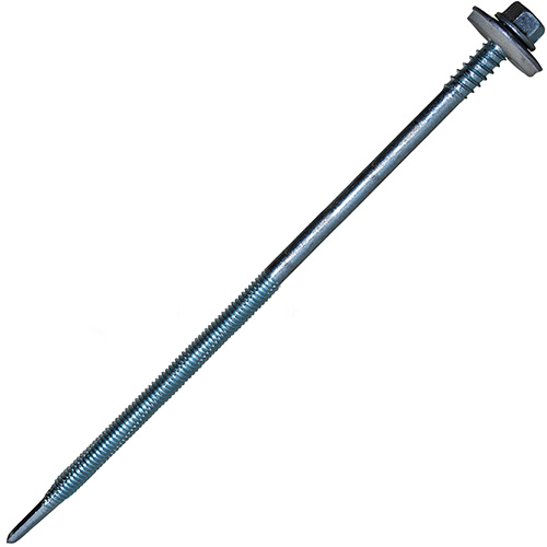 Саморез для сэндвич-панелей 6.3/5.5x185 мм оцинкованный, 20 шт, Hardwex