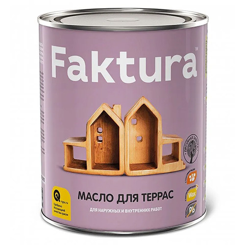 Масло FAKTURA для террас, банка 0,7 л