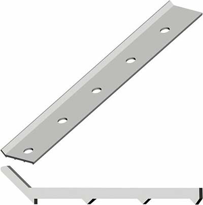 Рейка краевая алюминиевая TERMOCLIP, 2 м