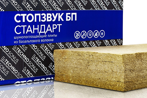 Плита шумопоглощающая Стопзвук БП Стандарт (1,2 м х 0,6 м х 50 мм) 2,88 м2