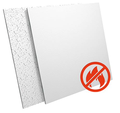 Негорючая акустическая потолочная панель Саундвул (SoundWool) Pixel НГ, кромка Е15 (600х600х12 мм), 0,36 м2