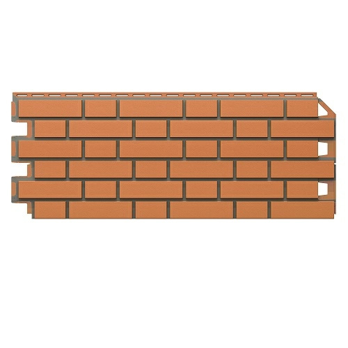 Фасадная панель ТН ОПТИМА, клинкер Красно-коричневый, Технониколь