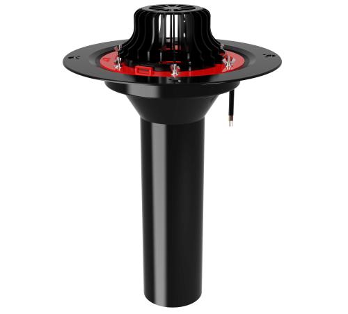 Воронка с обжимным фланцем обогреваемая VMO 110x450
