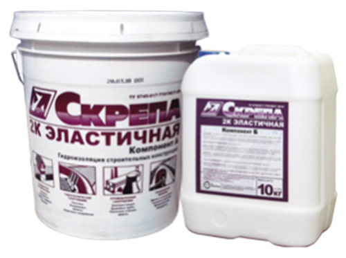 Скрепа 2К (А+В компоненты), эластичная, ведро 30 кг