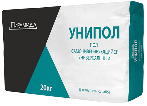 Пол самонивелирующийся универсальный УНИПОЛ мешок 20 кг, Пирамида - купить  в Москве за 411 руб. руб.
