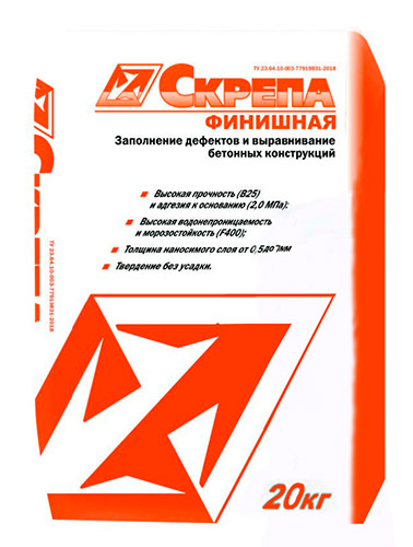 Скрепа финишная, крафт-мешок, 20 кг