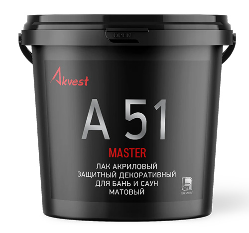 Лак для бань и саун А 51 Мастер, 10 кг, Аквест