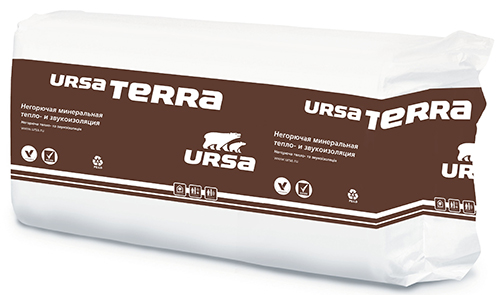 Утеплитель URSA TERRA 37 PN (1250x610x100 мм) - 0, 7625 м3, 10 шт. в упаковке – ТСК Дипломат