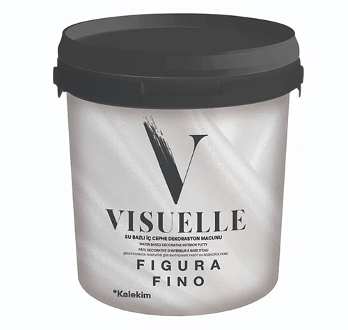 Тонкая моделирующая венецианская штукатурка VISUELLE Figura Fino 5 кг, Kalekim