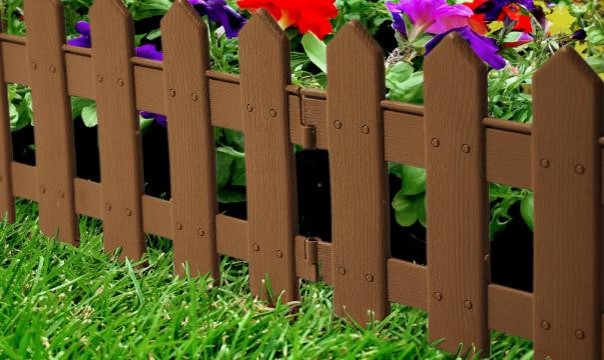 Садовое ограждение Палисадник зеленое, Стандартпарк