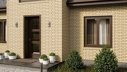 Фасадная панель ТН ОПТИМА, клинкер Песочный, Технониколь