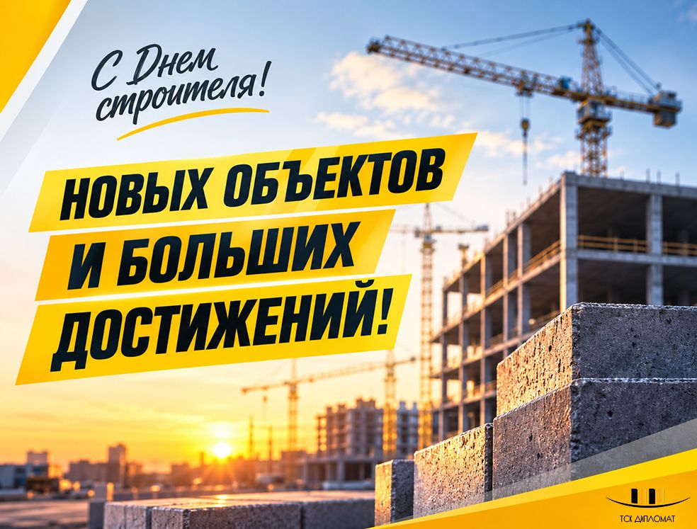 С днем строителя 2026!