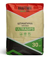 Штукатурка гипсовая белая Ultragips, 30 кг, Крафтмикс – ТСК Дипломат