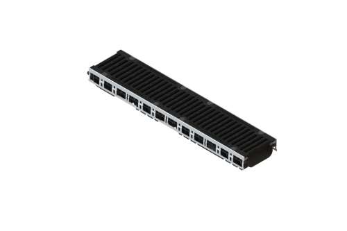 Лоток водоотводный пластиковый PolyMax Drive ЛВ-15.21.15-ПП с РВ "щель" ВЧ кл. D (к-т) 08200343-М, класс D400, комплект, Стандартпарк