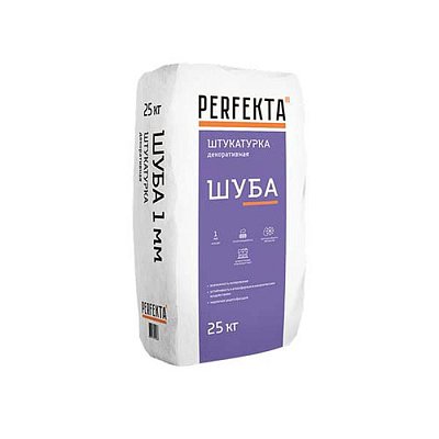 Штукатурка декоративная Шуба 1 мм, Perfekta, 25 кг