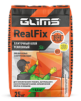 GLIMS RealFix (ГЛИМС-96) плиточный клей, 25кг – ТСК Дипломат