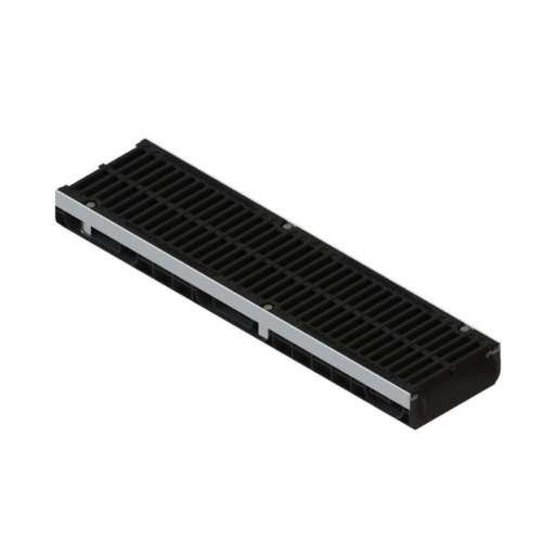 Лоток водоотводный пластиковый PolyMax Drive ЛВ-20.26.08 -ПП с РВ щель ВЧ кл. C (к-т) 085171333, класс С250, комплект, Стандартпарк
