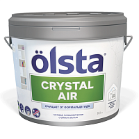 Краска интерьерная Olsta Crystal Air база C, 2.7 л – ТСК Дипломат