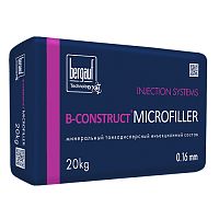 B-Construct Microfiller, 20 кг, Тонкодисперсный инъекционный ремонтный состав, Серый, Bergauf – ТСК Дипломат