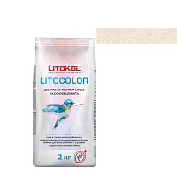 Цветная затирочная смесь LITOCOLOR, L.20 Жасмин, 2 кг – ТСК Дипломат