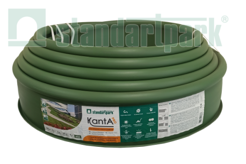 Садовый бордюр KANTA PRO Б-1000.15.03-ПП 82544-Ол, оливковый, 10 м, Стандартпарк
