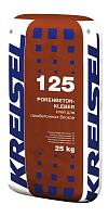 PORENBETONKLEBER 125, Кладочная смесь для блоков из ячеистого бетона, мешок, 25 кг, KREISEL – ТСК Дипломат