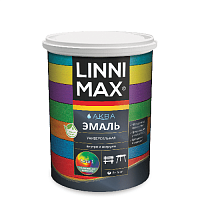 Эмаль акриловая LINNIMAX Аква Эмаль универсальная шелковисто-матовая База 1 0,9 л