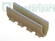 Лоток водоотводный полимербетонный CompoMax Drive ЛВ-V.15.21.32–П-З-У01 72676V/01, класс С250, Стандартпарк