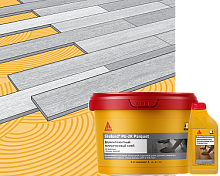 SikaBond® PU-2K Parquet (компонент В) жесткий двухкомпонентный полиуретановый клей, 1 кг