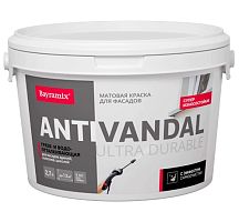 Bayramix Ultra Durable AntiVandal антивандальная силиконовая краска, 9 л – ТСК Дипломат