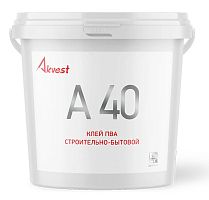 Клей ПВА строительно-бытовой А 40, 32 кг, Аквест