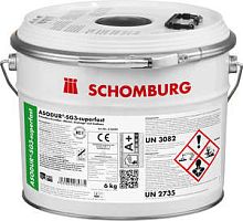 ASODUR-SG3-superfast Быстрая эпоксидная смола для производства грунтовки, раствора и дренажа, 6 кг ведро,  Schomburg – ТСК Дипломат